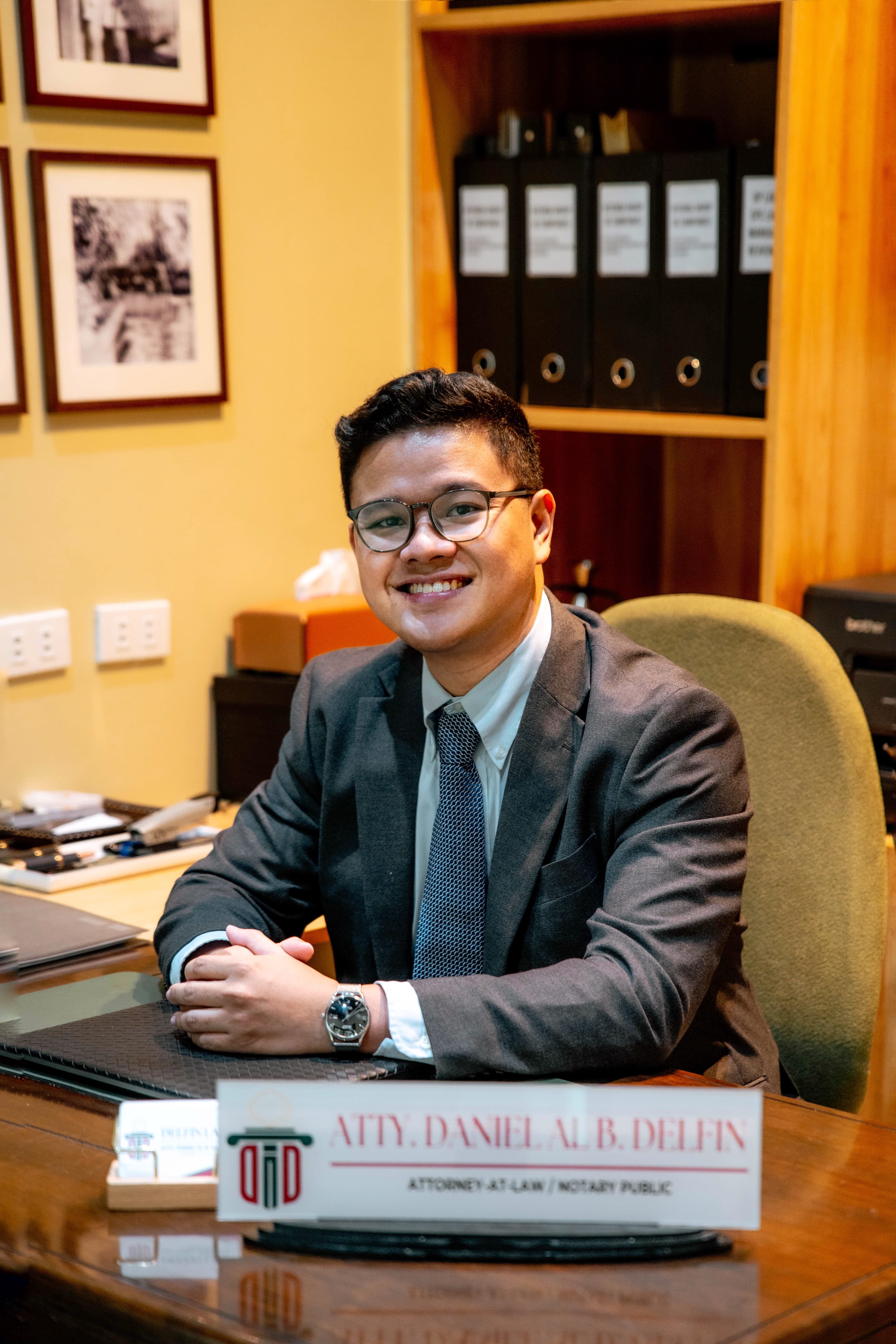 Portrait of Daniel Al B. Delfin